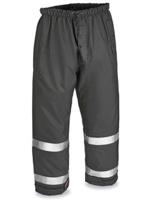 Black Hi-Vis Rain Pants - XL S-23051-X