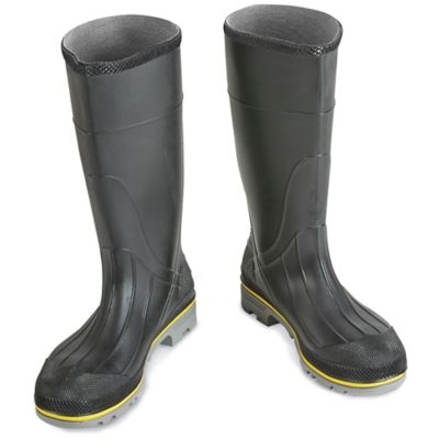 Steel toe rubber hot sale boots home depot