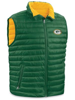 NFL Vest - Green Bay Packers, Large S-23078GRE-L - Uline