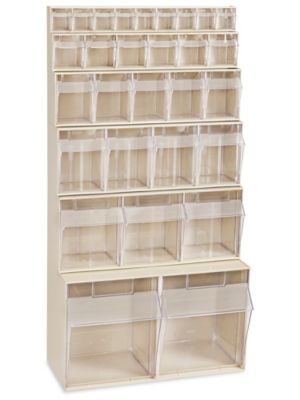 Stackable Tip-Out Bin Organizers