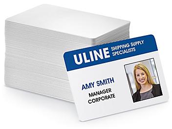 Uline Blank ID Cards S-23095