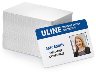 Zebra Blank Id Cards S Uline