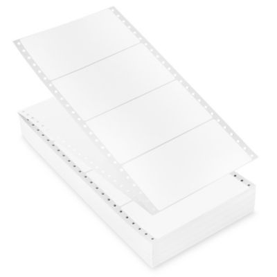 Uline Pinfeed Computer Labels White, 5 3/4 x 2 15/16" S2310 Uline