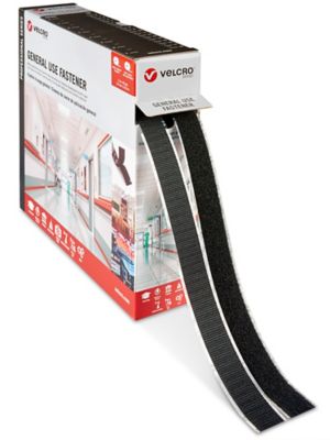 VELCRO Brand Heavy Duty Tape with Adhesive, 25 Ft Bulk Roll 2 Wide, Holds 10