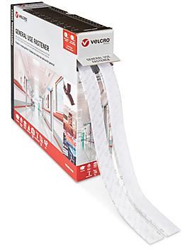 Velcro&reg; Brand Combo Strips Bulk Pack - 1" x 75', White S-23101W