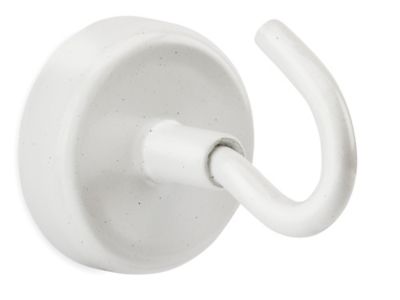 20lb Oval Plastic Hook in White - Decorative Hooks - High & Mighty