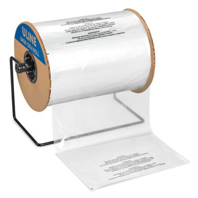 Suffocation Warning Bags on a Roll - 1.5 Mil, 12 x 18" S-23114