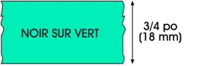 Ruban adhésif d'étiquettes TZE