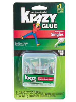 Krazy Glue® All Purpose Single-Use Tubes - .017 oz S-23139 - Uline