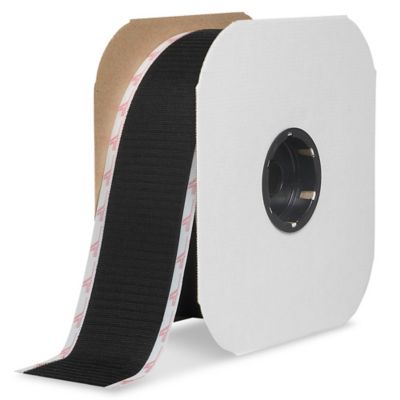 Velcro Brand Tape Strips - Loop, Black, 1 1/2 x 75' - Velcro USA - S-17165