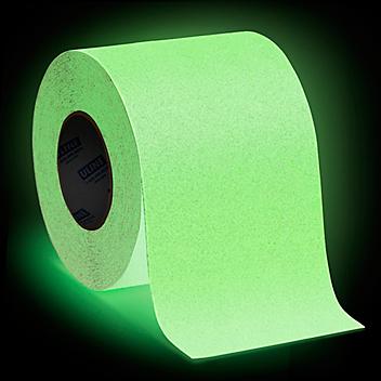 Glow-In-The-Dark Anti-Slip Tape - 6" x 60', White S-23193