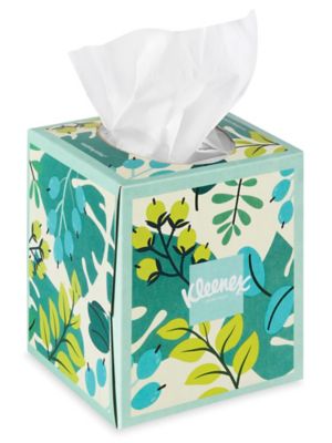 Kleenex Pañuelos faciales antivirales, para el aula o la oficina, 18 cajas  de cubos, 55 pañuelos por caja, 3 capas (990 tejidos en total)