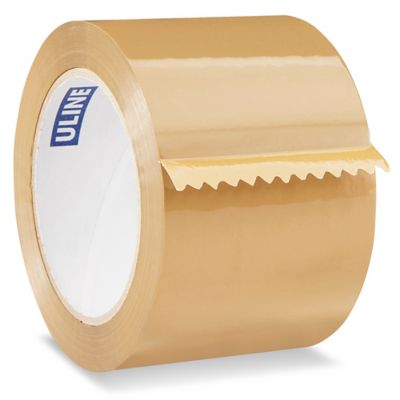 Economy Industrial Tape - 1.8 Mil, 3" x 110 yds, Tan S-2324