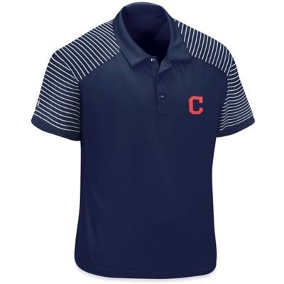 MLB Cleveland Indians Red White Polo Shirt