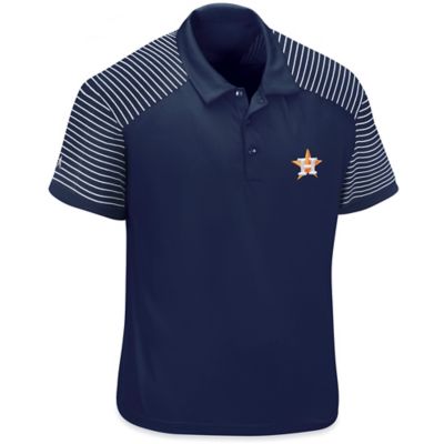 Houston Astros Men's Polo Shirt Under Armour Size XL Blue