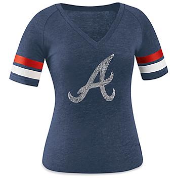 Ladies' MLB T-Shirt - Atlanta Braves, Large S-23253ATL-L