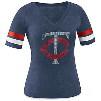 Ladies' MLB T-Shirt - Minnesota Twins, Large S-23253MIN-L