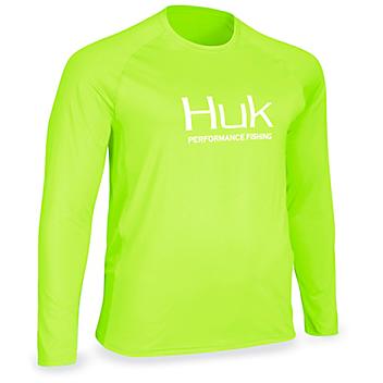 Huk&reg; Fishing Shirt - Lime, Large S-23257G-L