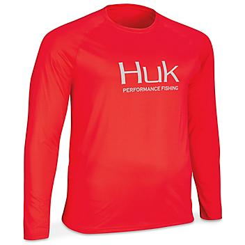 Huk&reg; Fishing Shirt - Red, 2XL S-23257R-2X