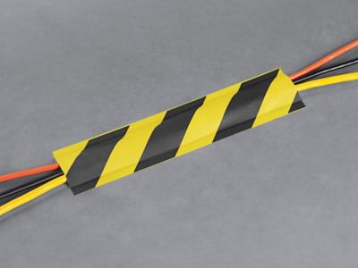 Cable Path Tape - 4" x 30 yds, Yellow/Black S-23259