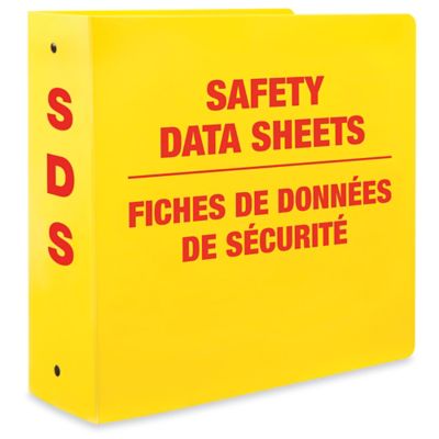 Replacement SDS Binder - Bilingual, 3 1/2" S-23274