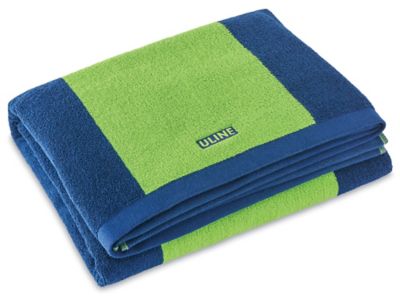Beach Towel - Lime/Navy Stripe S-23277G-S