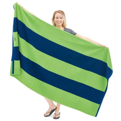 Lime green beach online towel