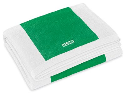 Beach Towel - Green/White Stripe S-23277G-WS
