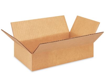 10 x 6 x 2" Lightweight 32 ECT Corrugated Boxes S-23288