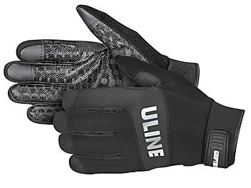 Uline Gription&reg; Cut Resistant Gloves - Black, Large S-23343BL-L