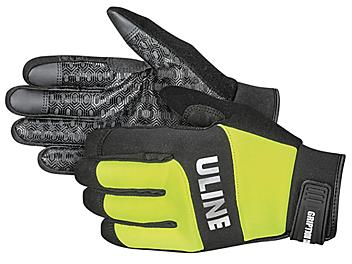 Uline Gription&reg; Cut Resistant Gloves - Lime, Medium S-23343L-M