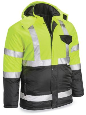 Class 2 Hi-Vis Polar Parka - Lime, 2XL S-23349-2X