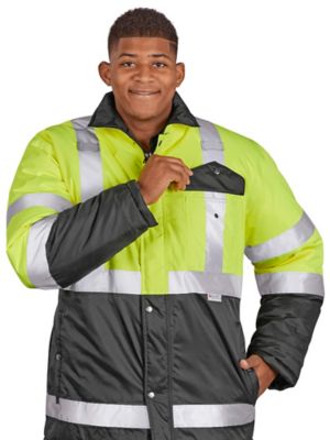 Class 3 Hi-Vis Polar Coveralls - Medium S-24598-M - Uline