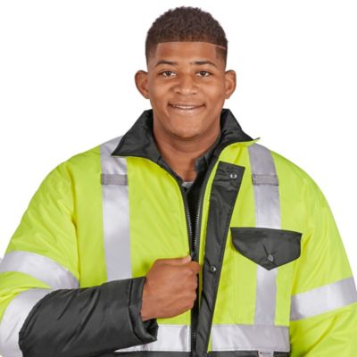 Class 3 Hi-Vis Polar Coveralls - Medium S-24598-M - Uline