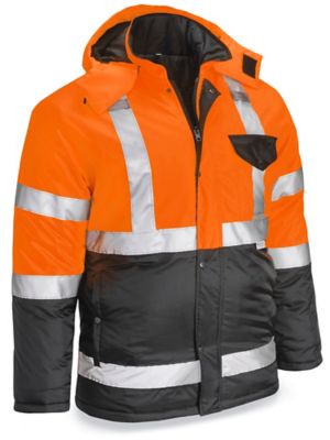 Class 2 Hi-Vis Polar Parka - Orange, 2XL S-23349ORG2X