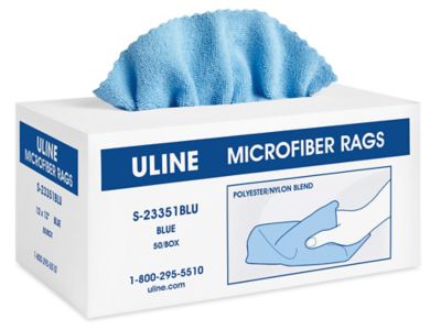 Chiffons en microfibre en boîte S-23351 - Uline