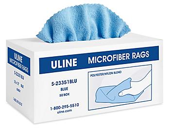 Microfiber Rags In A Box - Blue S-23351BLU