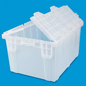 Clear Industrial Totes - 26 x 19 x 14" S-23361