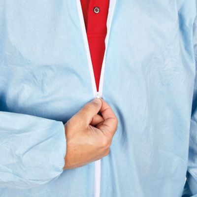 Flame Retardant Coverall with Hood - Large S-23371-L - Uline