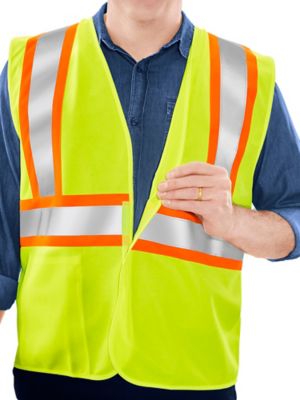 Hi-Vis Safety Sash Belt - Lime S-23369G - Uline