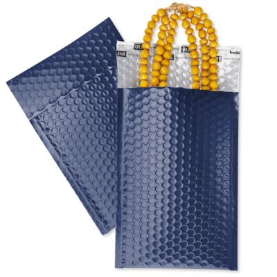 Matte Glamour Bubble Mailers - 7 1/2 x 11", Blue S-23390NB