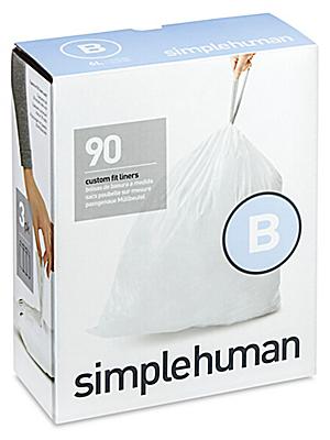 simplehuman® Trash Liners - Code B S-23395 - Uline