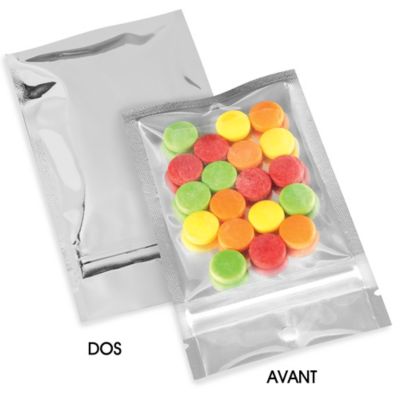 Flat Barrier Pouches - 3 x 5", Silver Back S-23401SILB