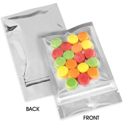 Flat Barrier Pouches - 3 x 5", Silver Back S-23401SILB