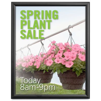 Snap Edge Frame Sign - 16 x 20", Black S-23416BL