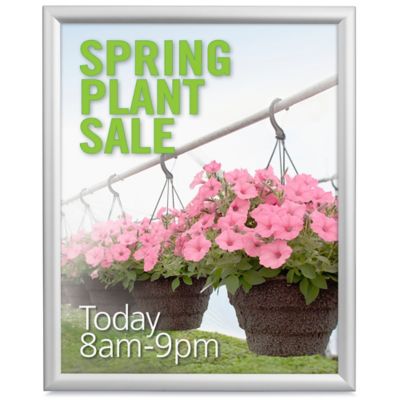 Snap Edge Frame Sign - 16 x 20", Silver S-23416SIL