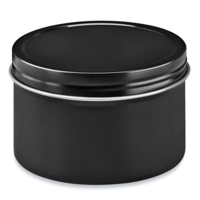 4 oz Modern Seamless Drawn Tins - BULK ORDER 125 TINS// NEW