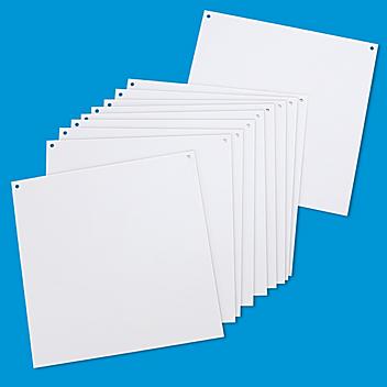 Hanging Blank Aisle Signs - 12 x 12" S-23447