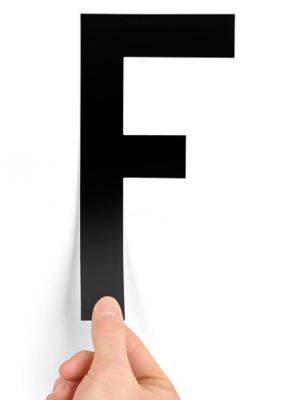 8" Single Letter Die-Cut Labels - "F" S-23449-F