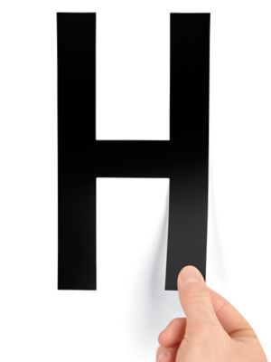 8" Single Letter Die-Cut Labels - "H" S-23449-H